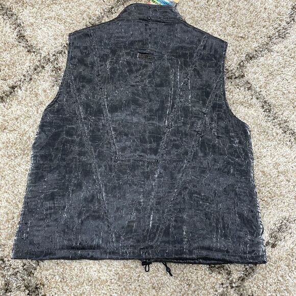Jamie Sadock Gray Shimmer Vest Size Medium NWT - Picture 4 of 6
